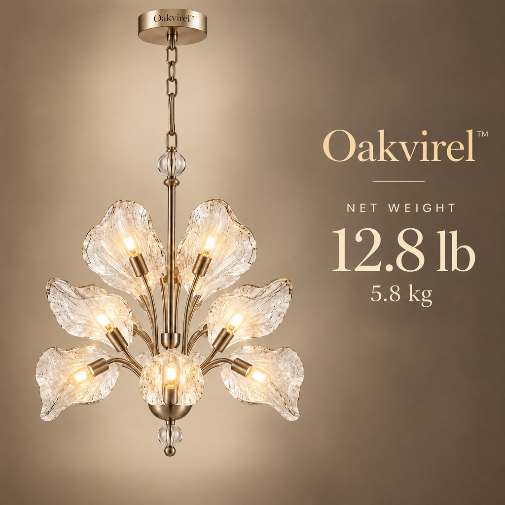 Oakvirel™ Capri 4-Light Capiz Shell Pendant Chandelier