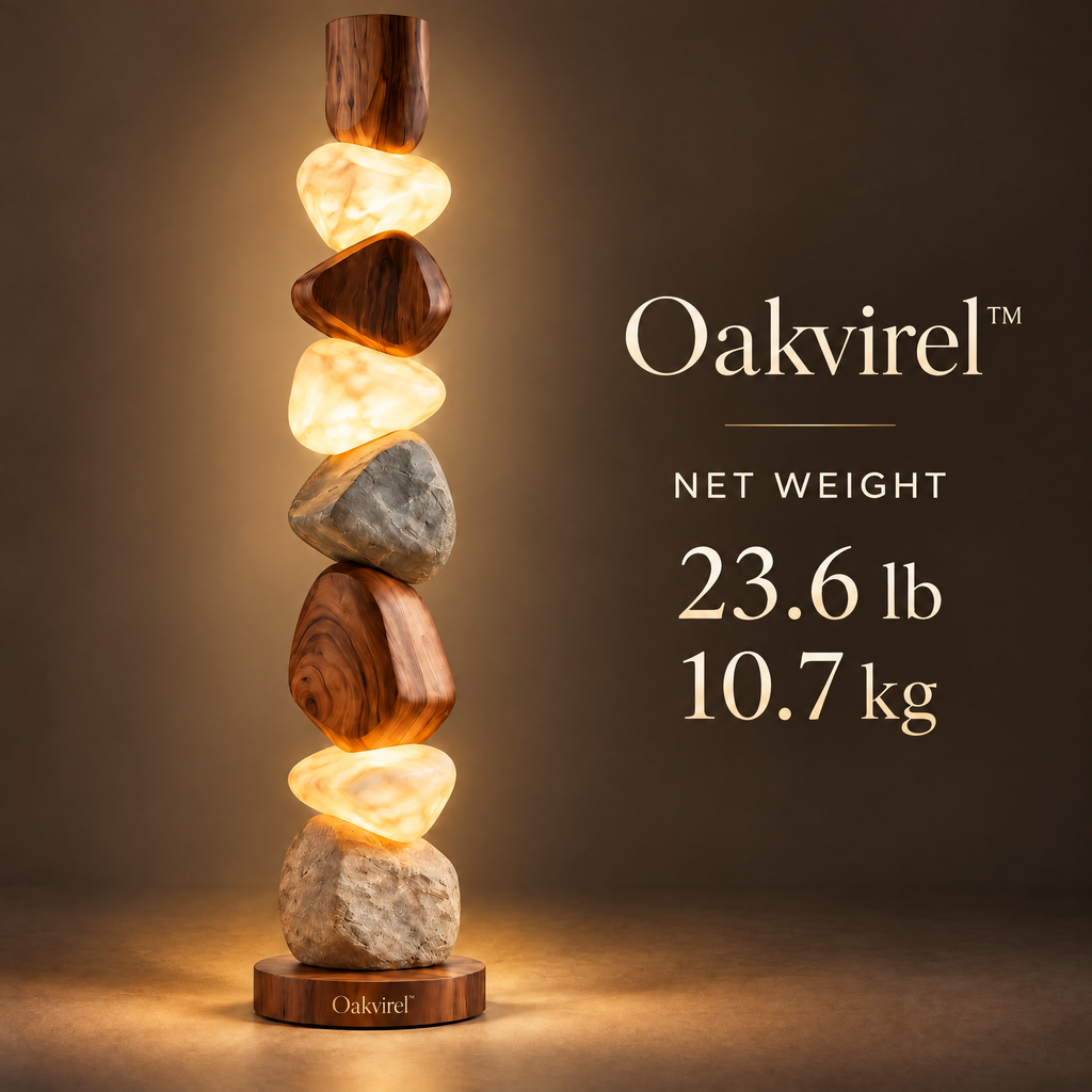 Oakvirel™ Cairn Illuminated Totem Floor