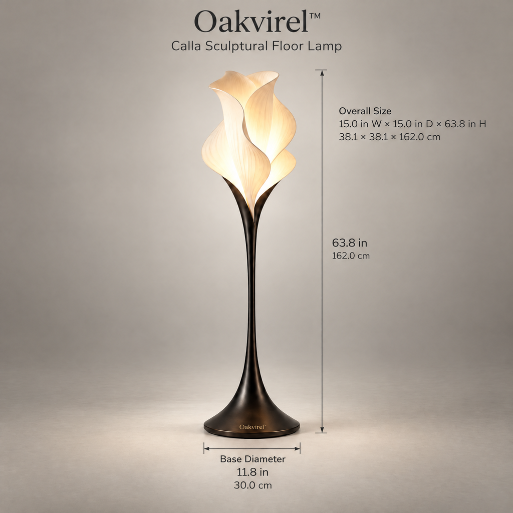 Oakvirel™ Calla Sculptural Floor Lamp